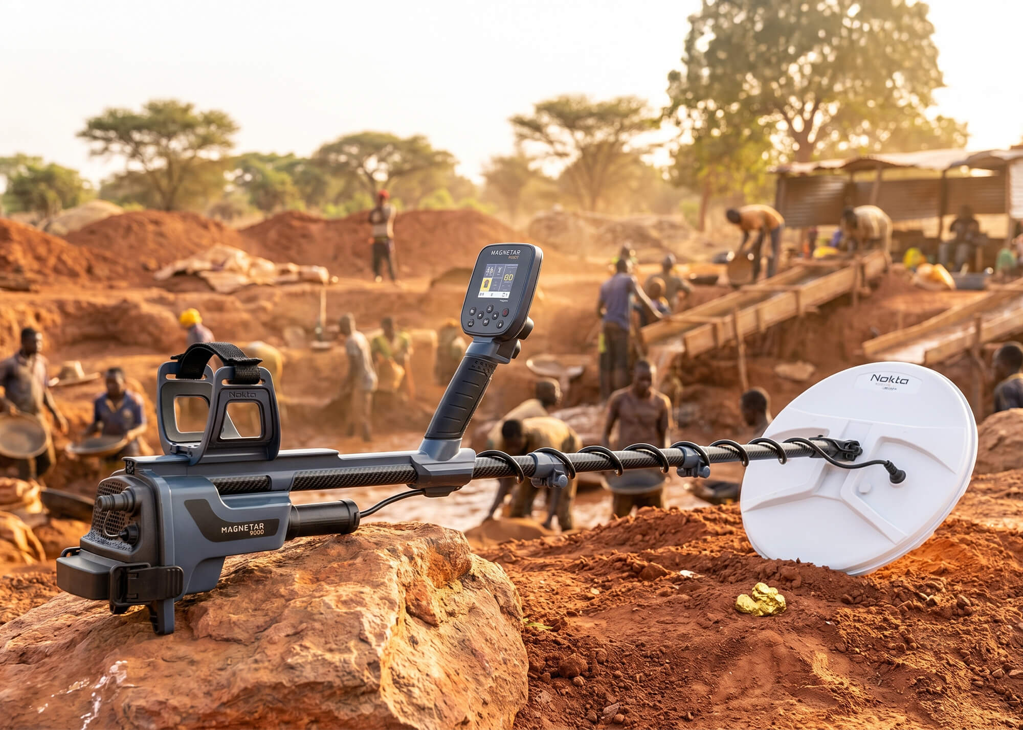Nokta Magnetar 9000 Gold Detector 3 Nokta Magnetar 9000 in Action at an African Gold Mine