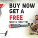 Nokta Simplex Ultra metal detector promotion with a free Nokta Pointer