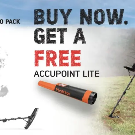 Nokta Triple Score Free AccuPOINT Lite Promotion Nokta Triple Score Pro Pack promotion with a free AccuPOINT Lite pinpointer