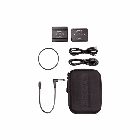 Garrett Z-Lynk Wireless System 1/4-inch Headphone Kit Garrett Z-Lynk 1/4-inch kit with transmitter, receiver, cables, mounting band and case