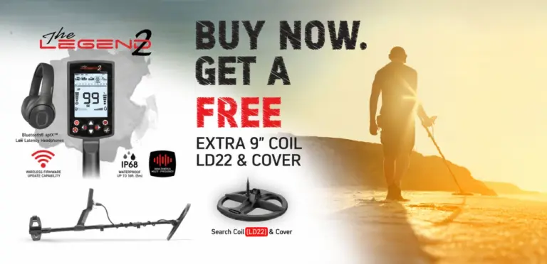 Metal Detectors South Africa 2 Legend 2 — Free LD22 9-inch coil and cover