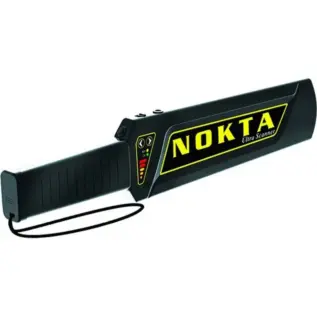 Metal Detectors South Africa 41 Nokta Ultra Scanner Pro Hand Held Security Wand - black handheld security scanner with yellow Nokta lettering