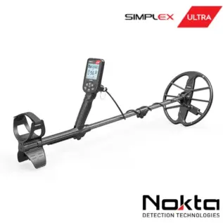 Metal Detectors South Africa 9 Nokta Simplex ULTRA Metal Detector - Simplex Ultra detector graphic with red model heading and Nokta logo