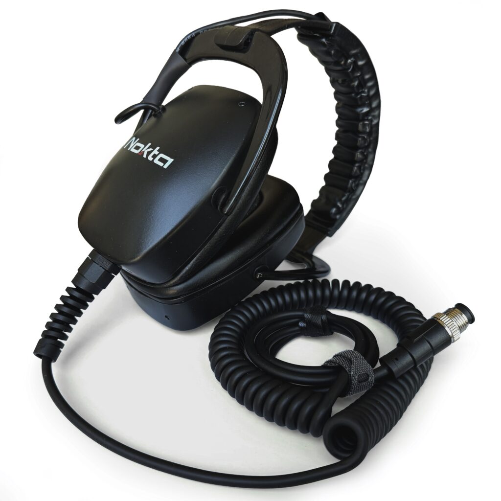 Nokta Underwater Headphones Pro, part 17000218, with wired waterproof connector