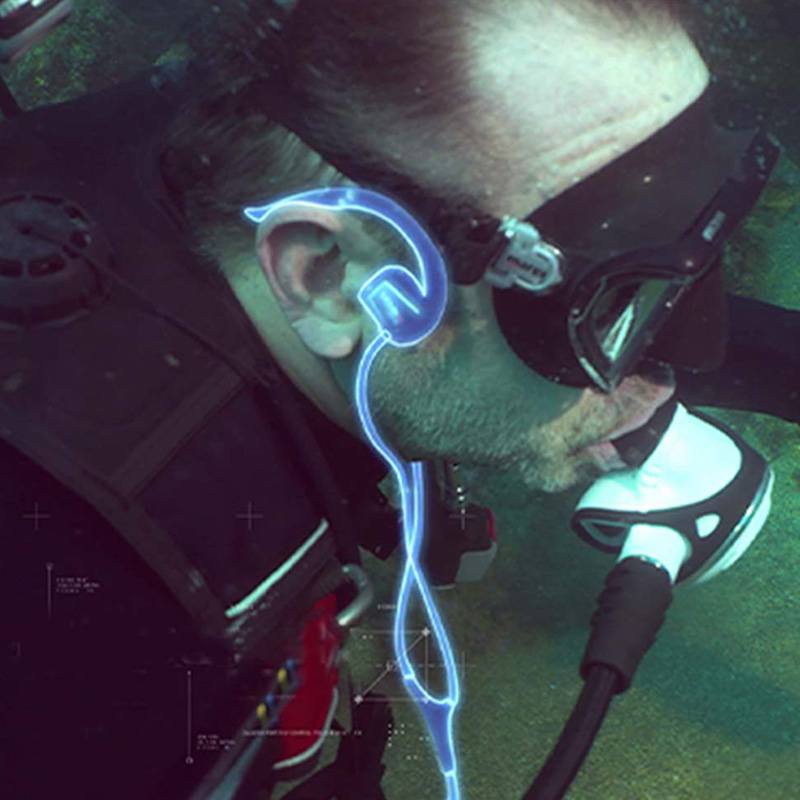 XP BH01 Bone Conduction Headphones 1 XP BH01 Bone Conduction Headphones - Diving